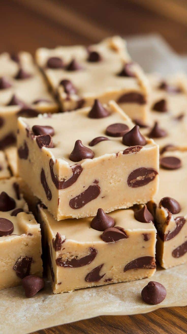 Satisfy Your Cookie Dough Cravings Safely with No-Bake Fudge